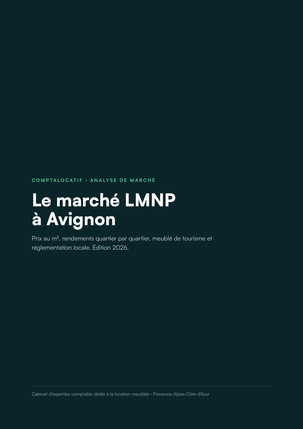 Analyse du marché LMNP à Avignon, édition 2026