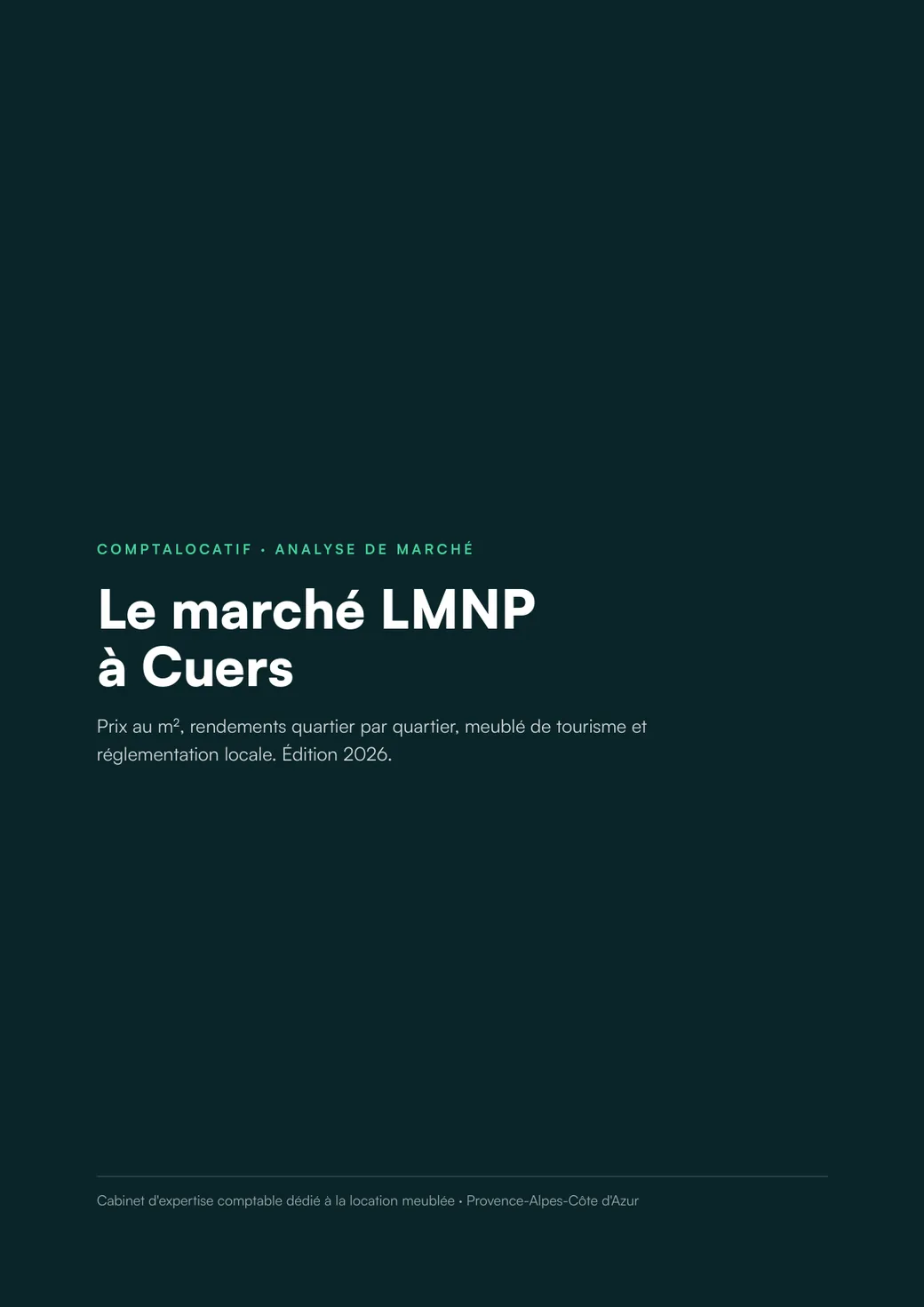 Analyse du marché LMNP à Cuers, édition 2026