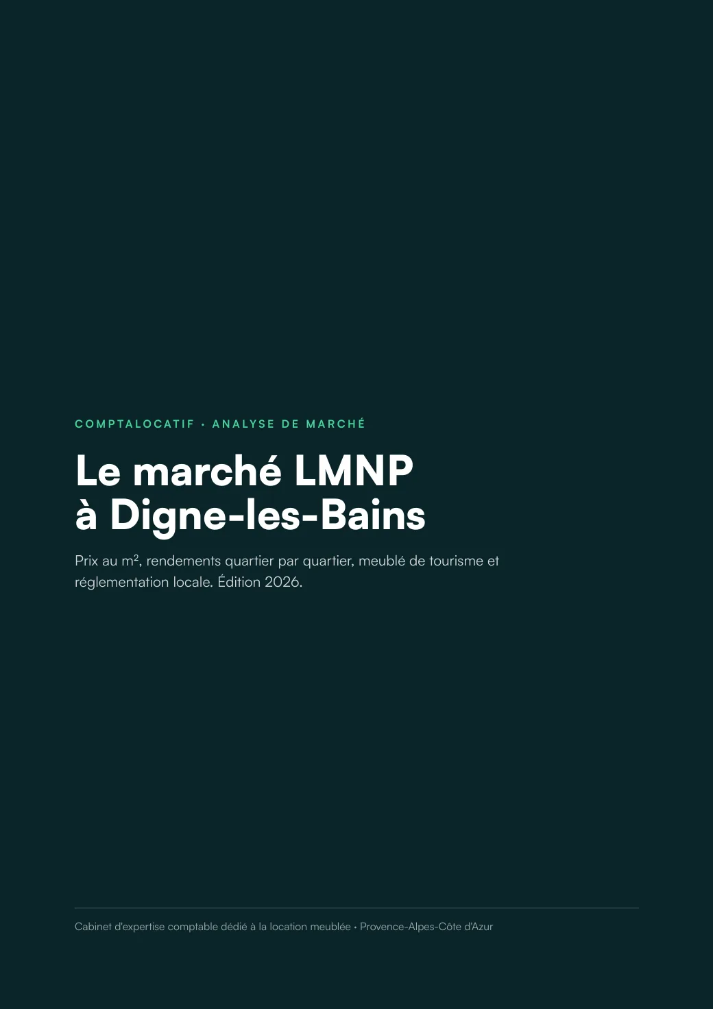 Analyse du marché LMNP à Digne-les-Bains, édition 2026