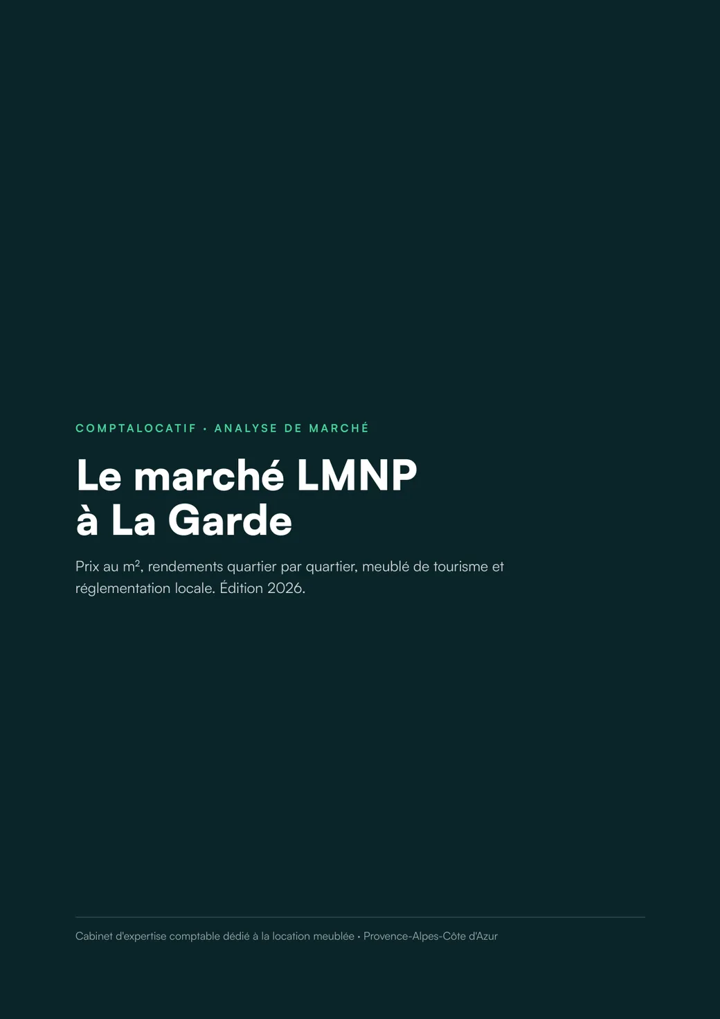 Analyse du marché LMNP à La Garde, édition 2026