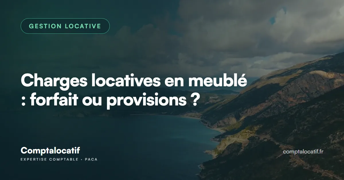 Charges locatives en meublé : forfait ou provisions ?