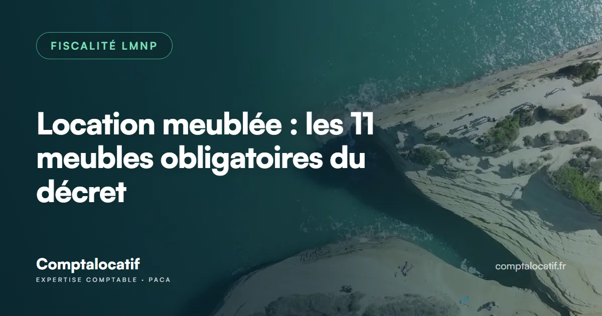 Location meublée : les 11 meubles obligatoires du décret