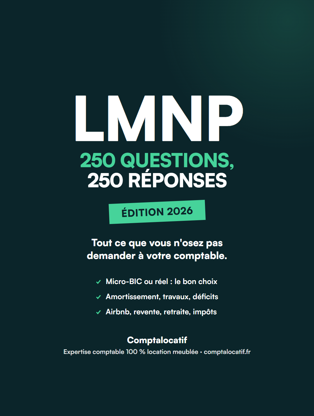 Couverture LMNP 250 questions 250 réponses